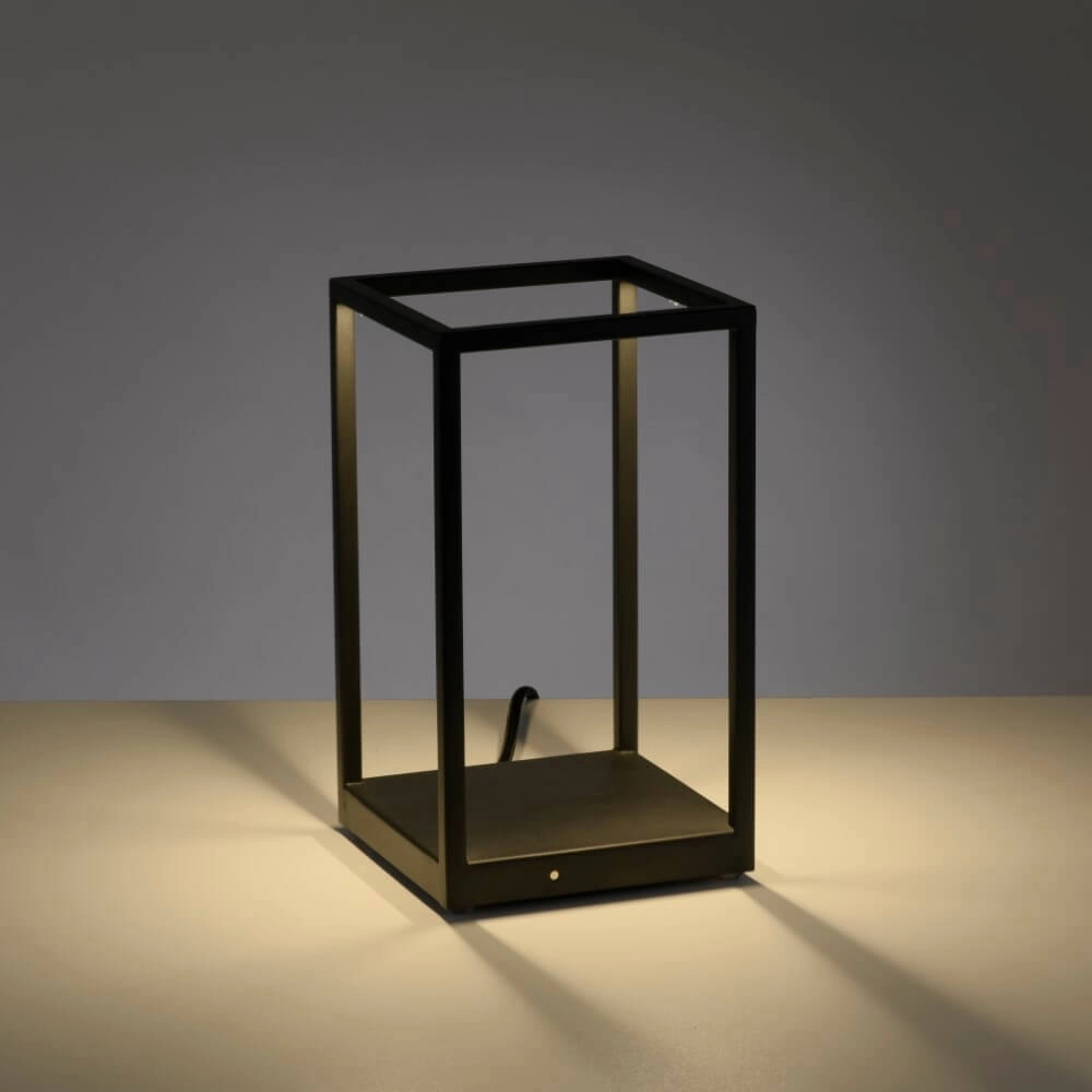 Strakke tafellamp Contura zwart Paul Neuhaus 4012248359419