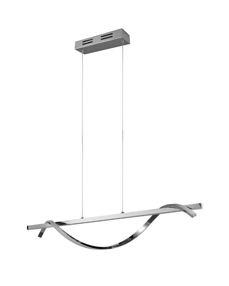 Hanglamp Isabel 100cm lang chroom Hanglamp Isabel 100cm lang chroom