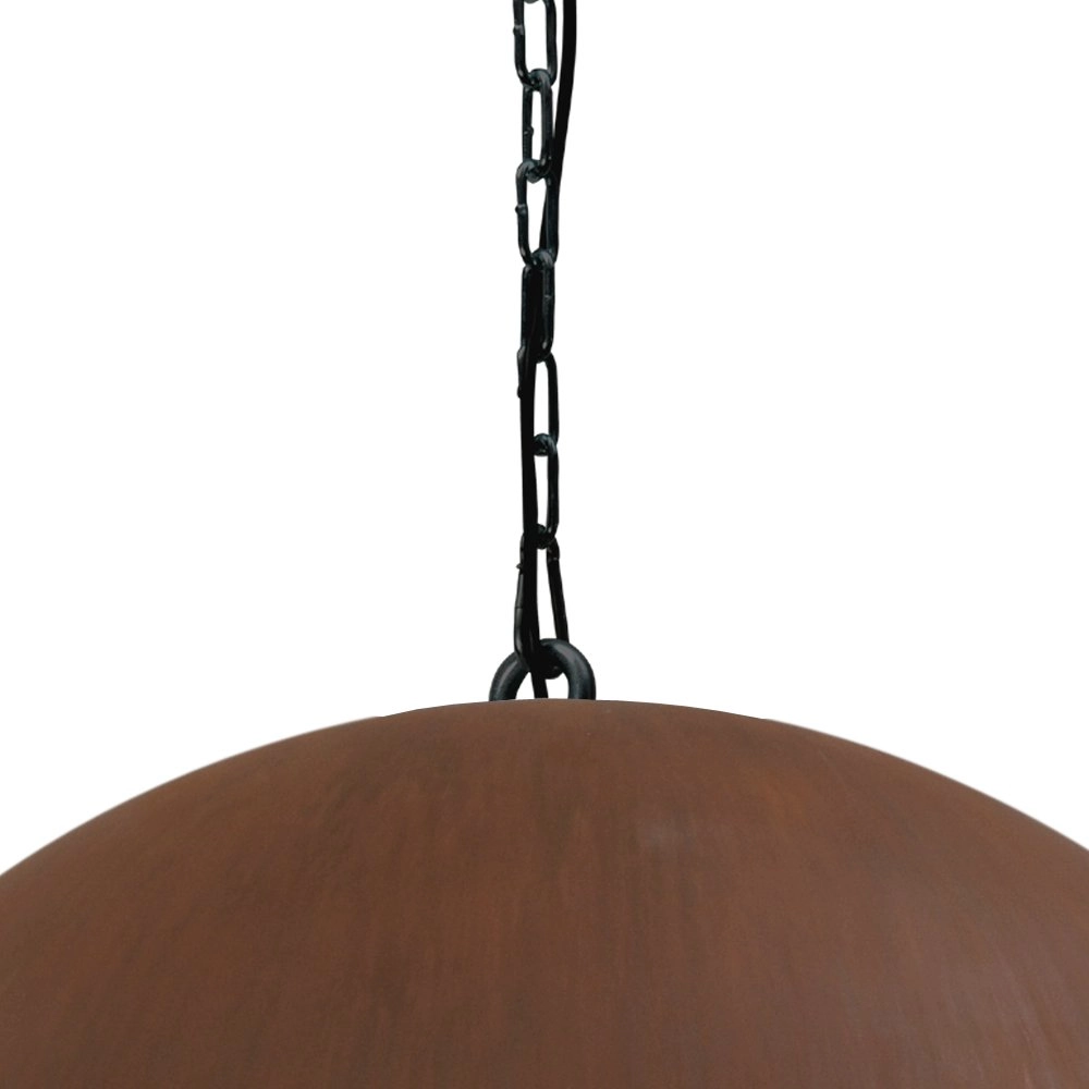 Stoere hanglamp roest Industria Gold 80 Masterlight 8718121120201