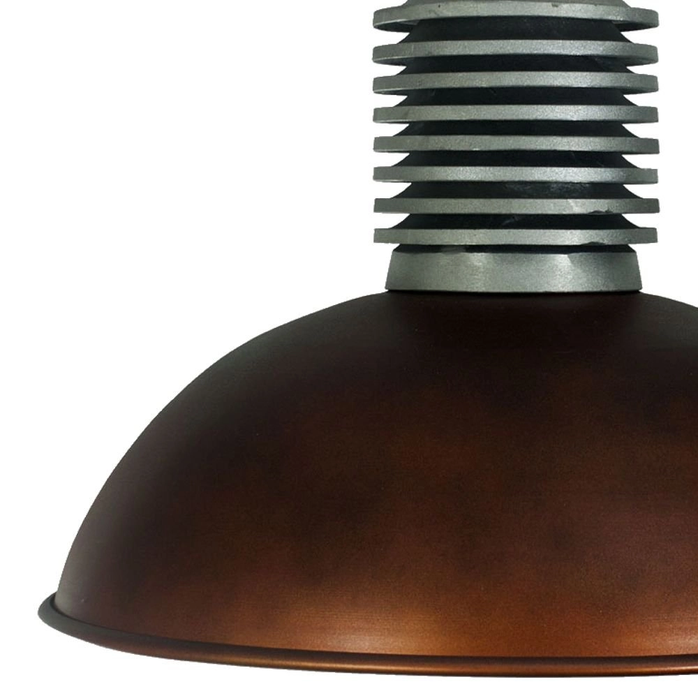 Stoere hanglamp Old Industry Bud bronsbruin KS Verlichting 8714732120081