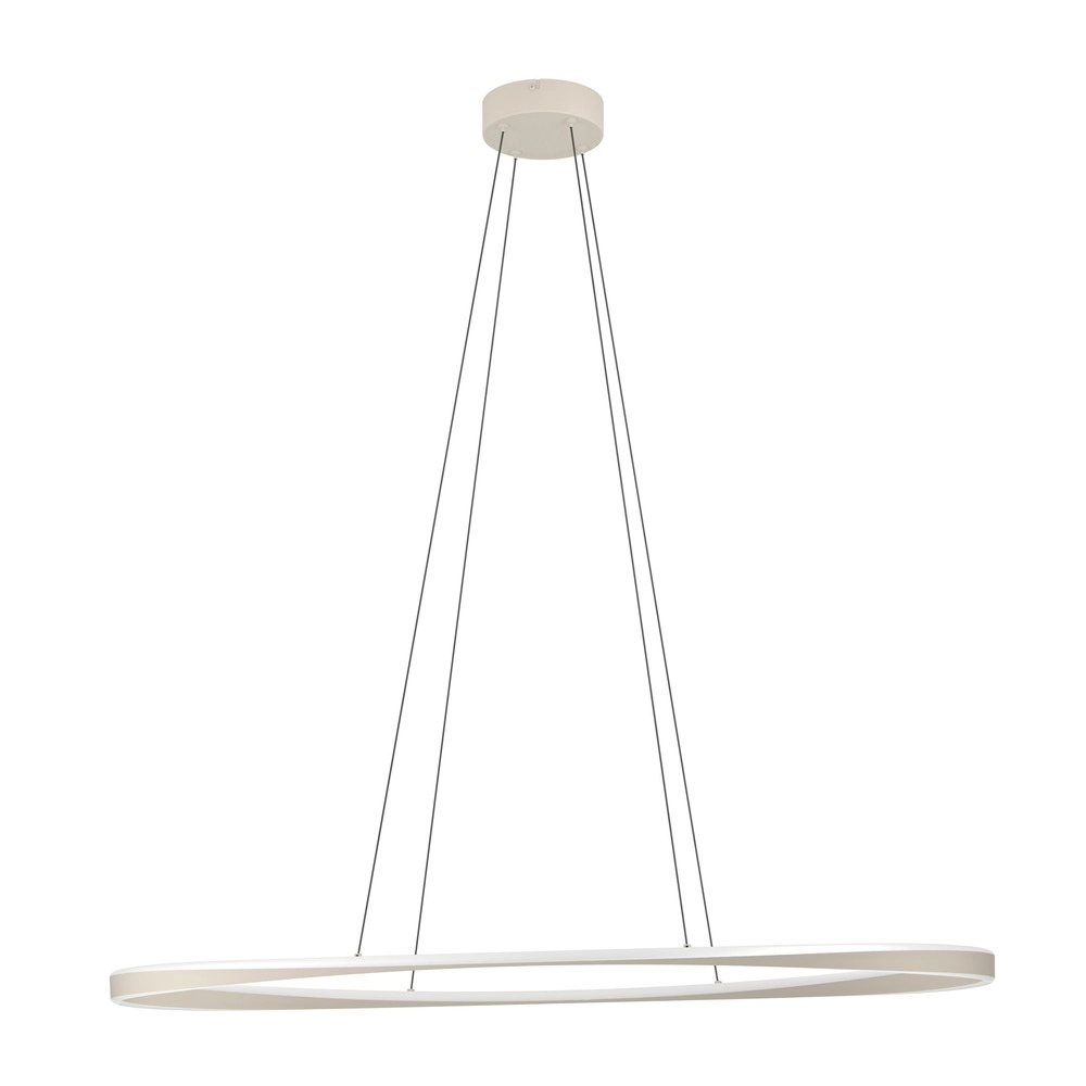 Design hanglamp Camerota zand bruin ovaal