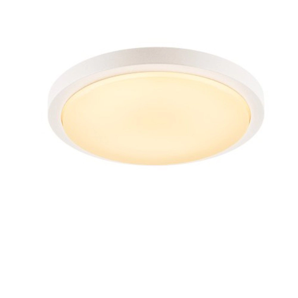 Ronde verandalamp Ainos met bewegingssensor wit Ronde verandalamp Ainos met bewegingssensor wit