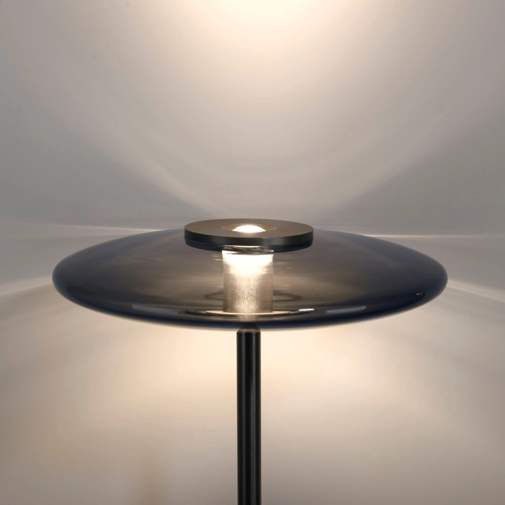 Design vloerlamp Pure Vitrum grijs Paul Neuhaus 4012248382721