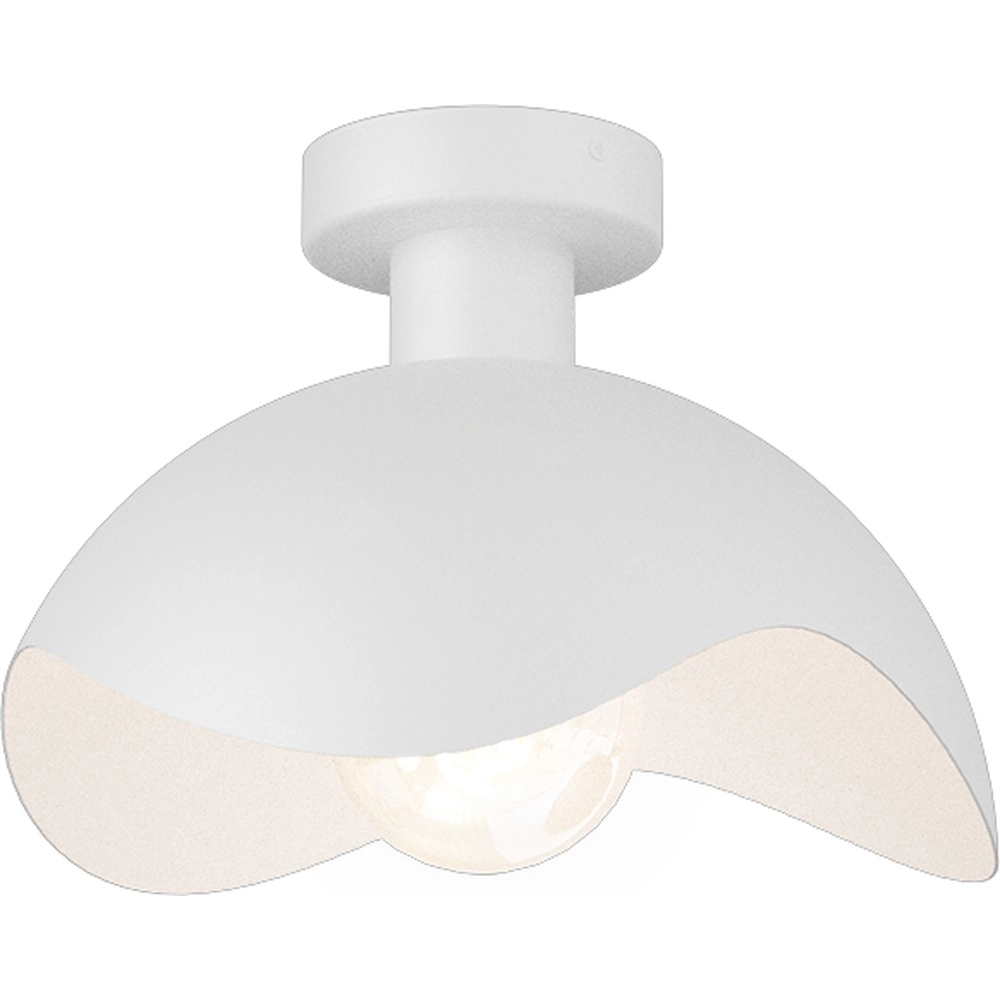 Design plafondlamp Volta Ø 30cm - golvend - wit