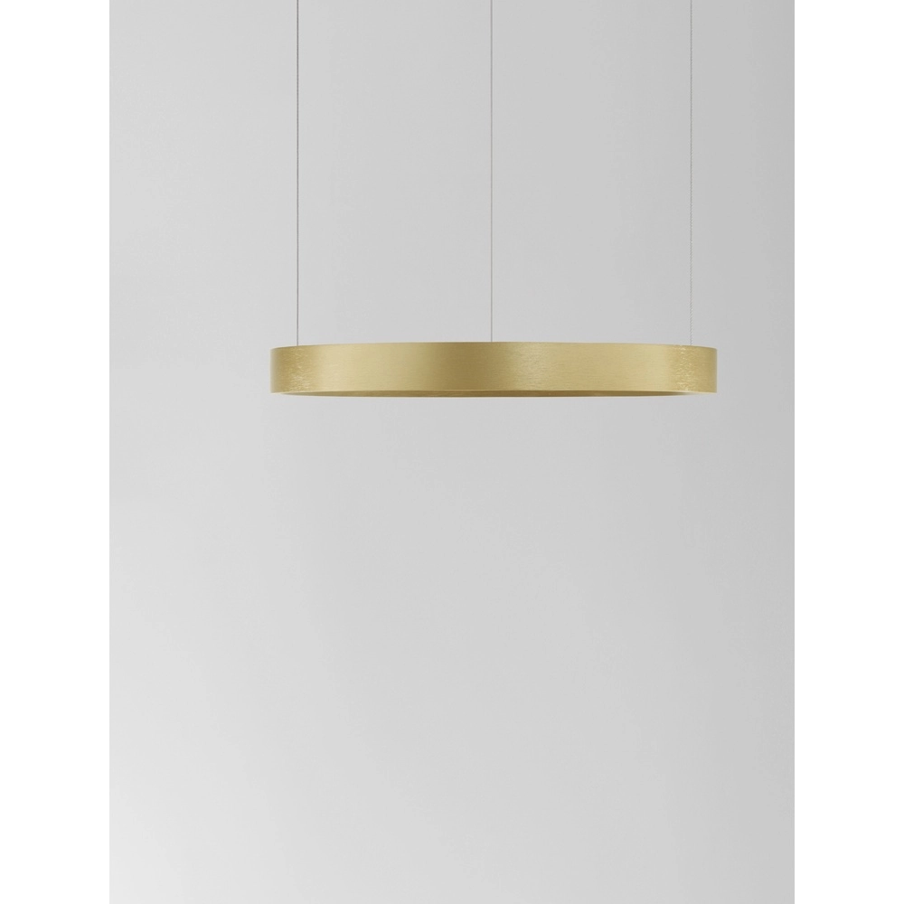 Ronde hanglamp Perrine goud Ø 40cm Lyora 5212017438409