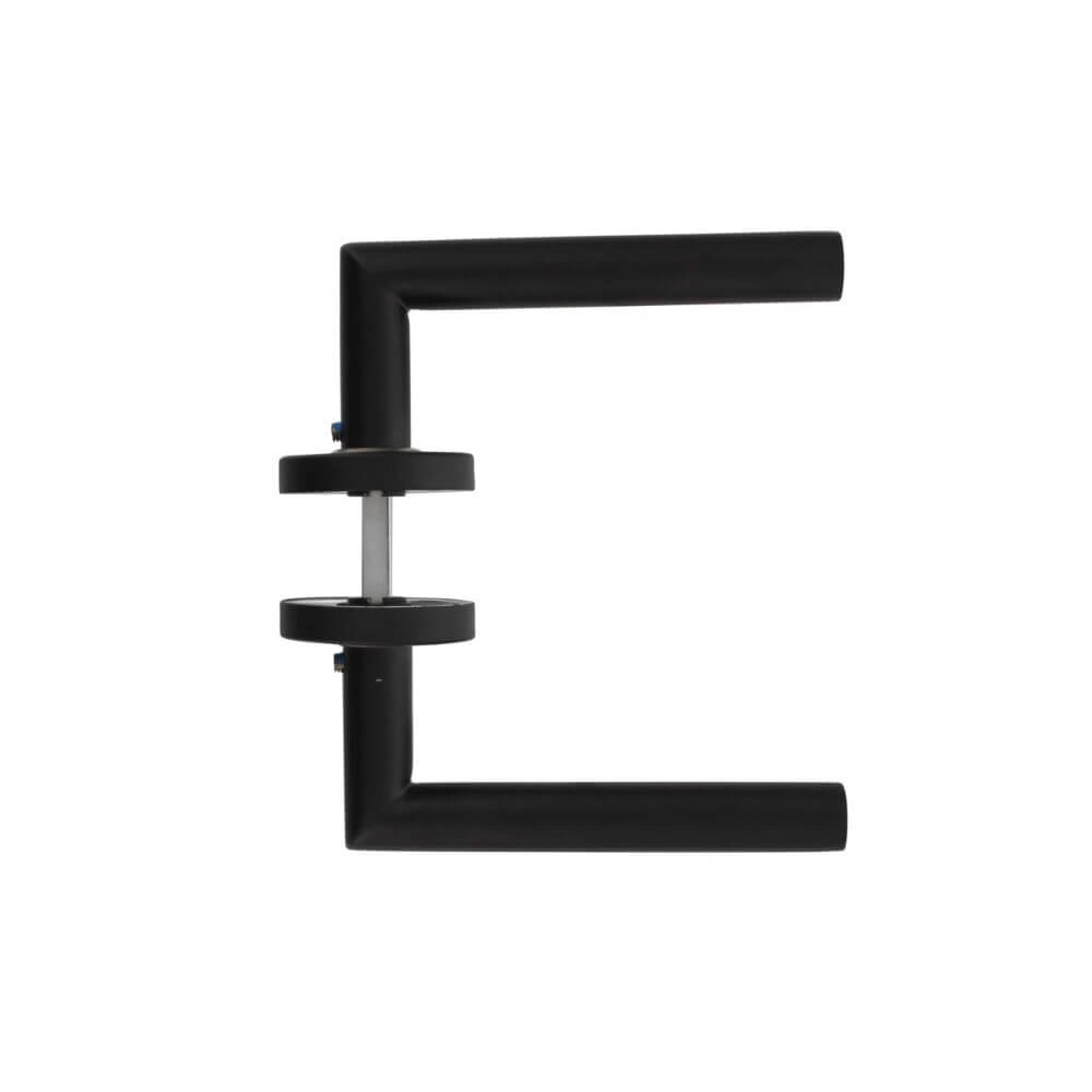 Strakke deurklink Jura zwart Intersteel 8714186400555