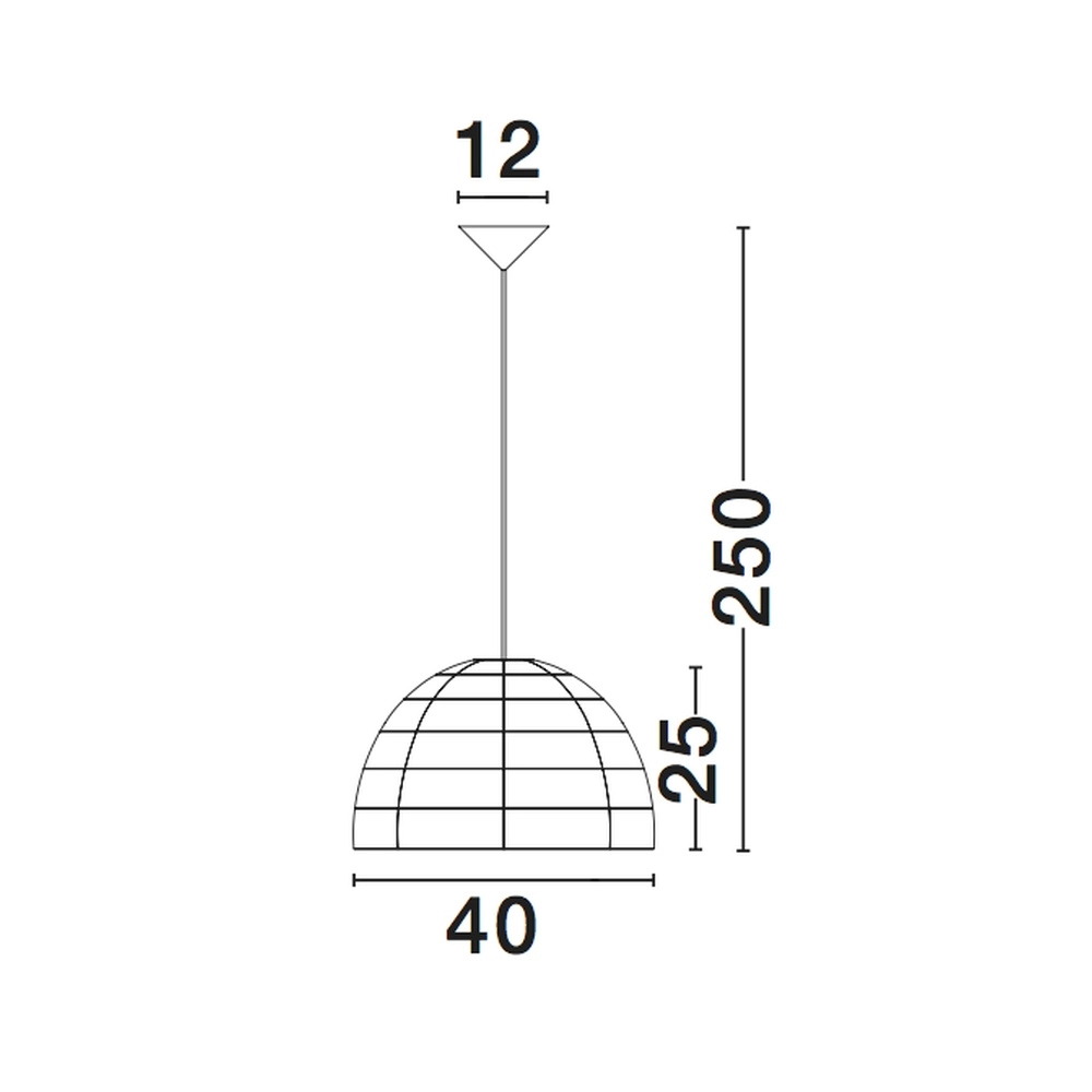 Rotan hanglamp Melody Ø 40cm Lyora 5212017416612