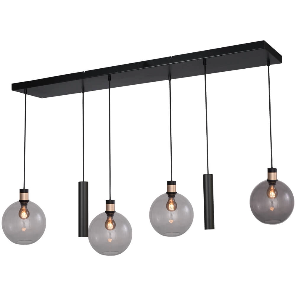 Hanglamp Lazise 2 4x Ø 20cm en 2x GU10 Hanglamp Lazise 2 4x Ø 20cm en 2x GU10