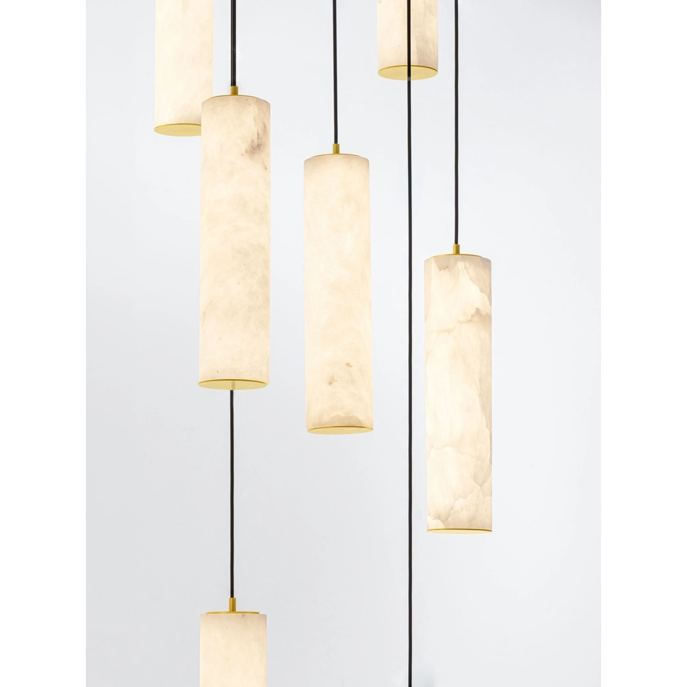 Hanglamp Diletto goud met wit 24-lichts Lyora 5212063503250