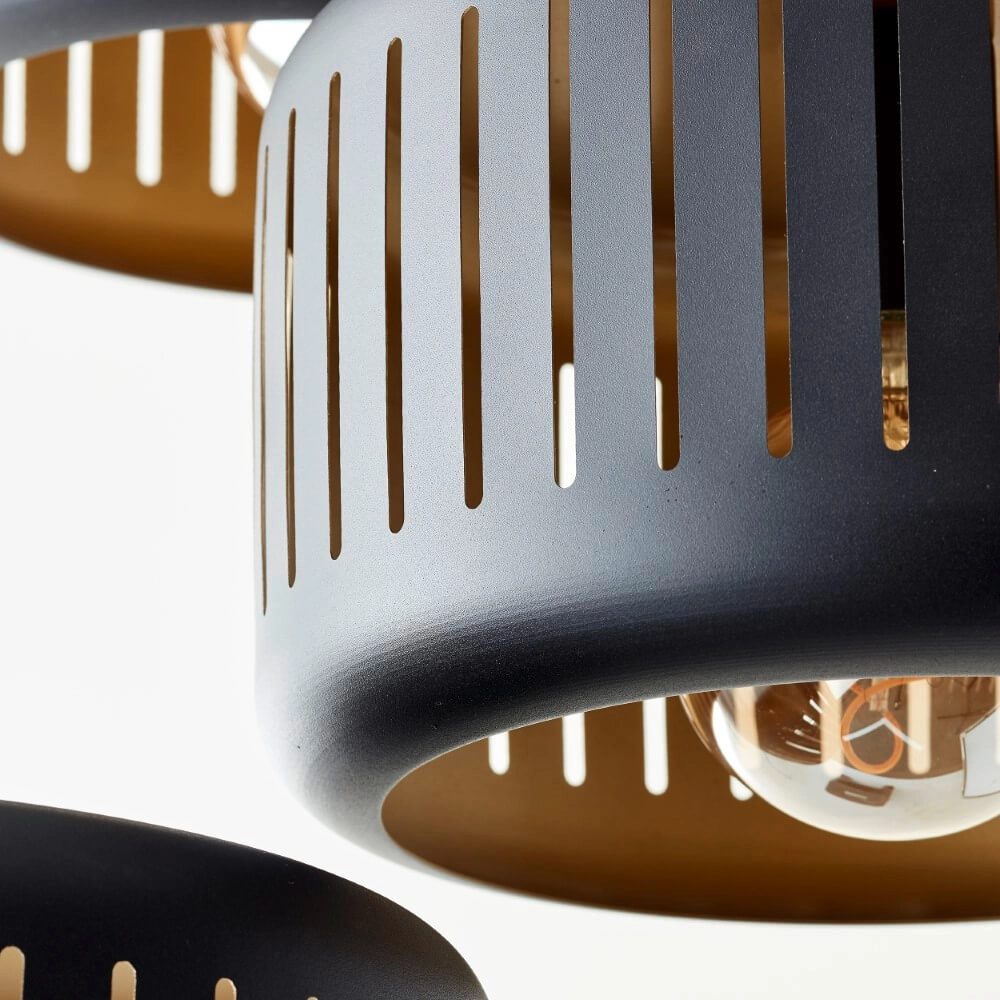 Vide hanglamp Tyas zwart Ø 52cm Brilliant 4004353411489