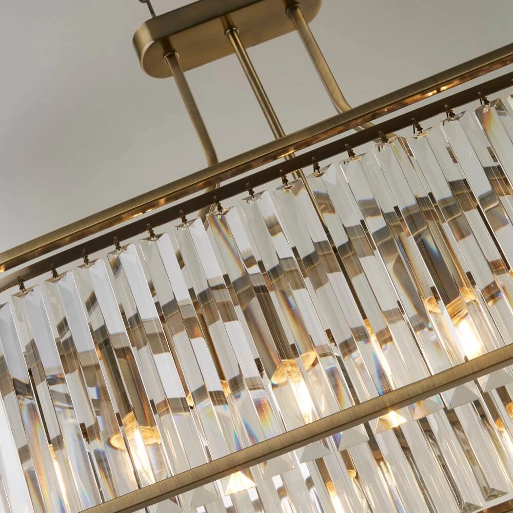 Klassieke hanglamp Victoria 78cm x 30cm Searchlight 5053423206912