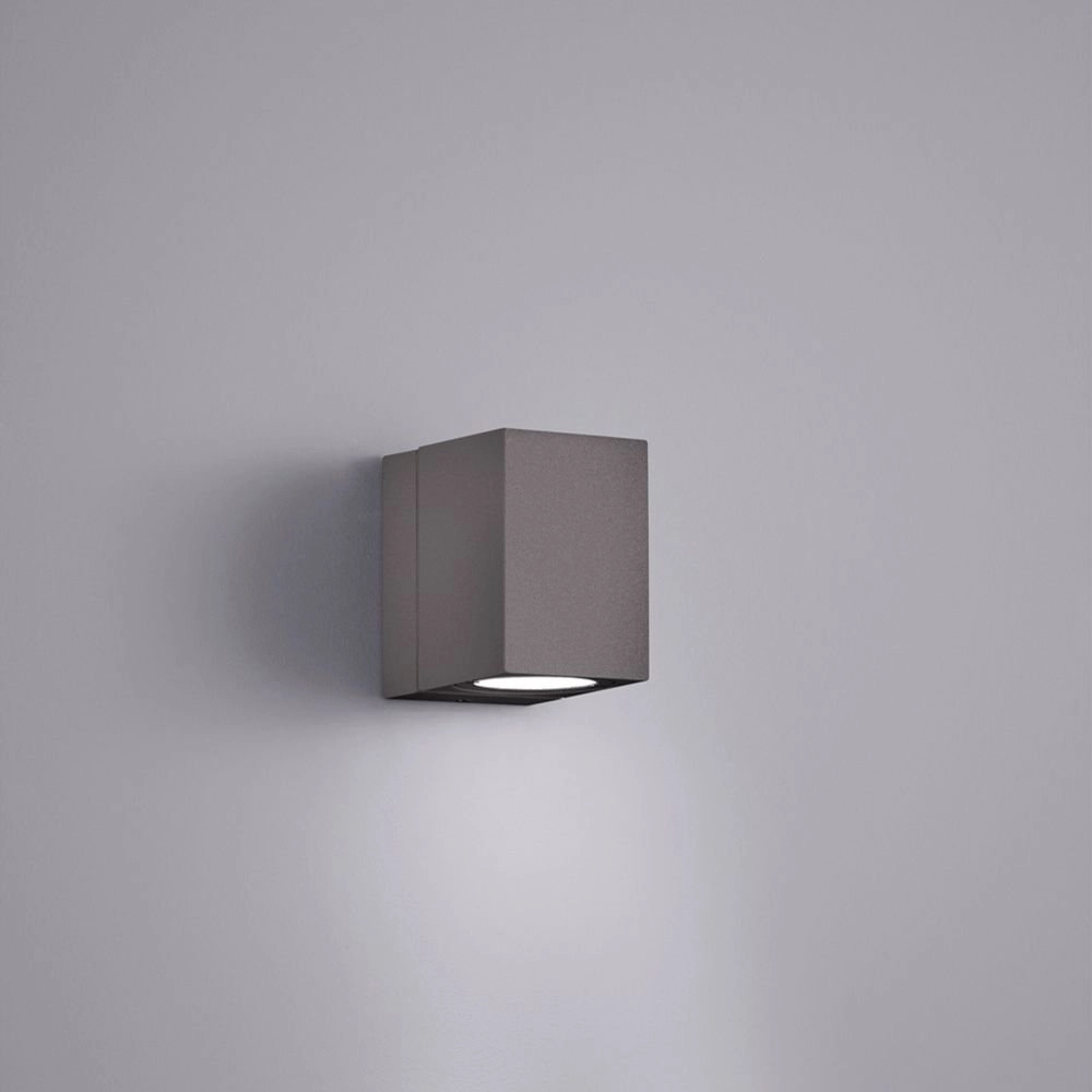 Led buitenlamp Tiber Down antraciet Trio 4017807242126