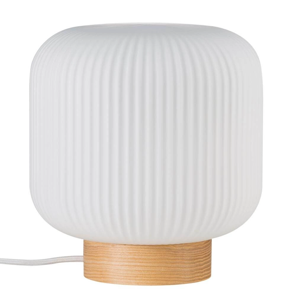 Tafellamp Milford hout met wit Nordlux 5701581463783
