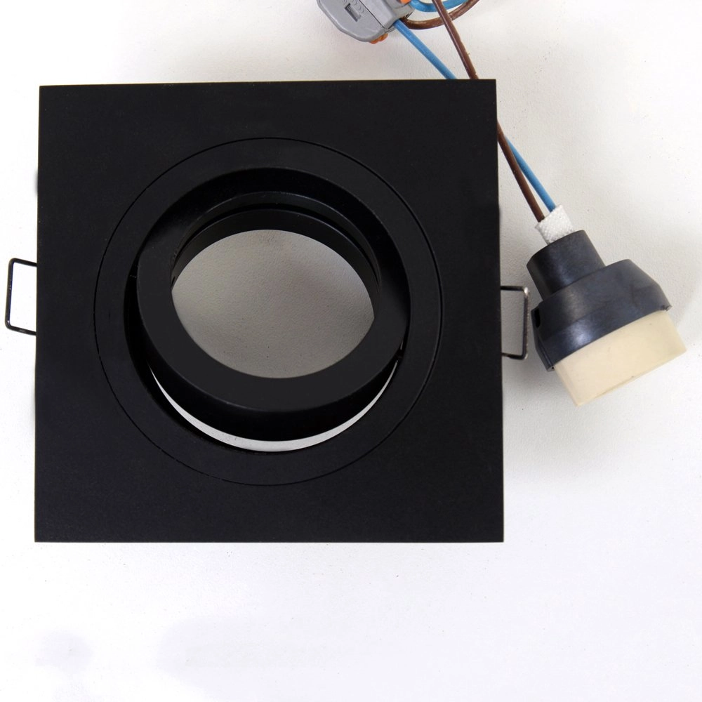 Zwarte inbouwspot Square Steinhauer 8712746113600