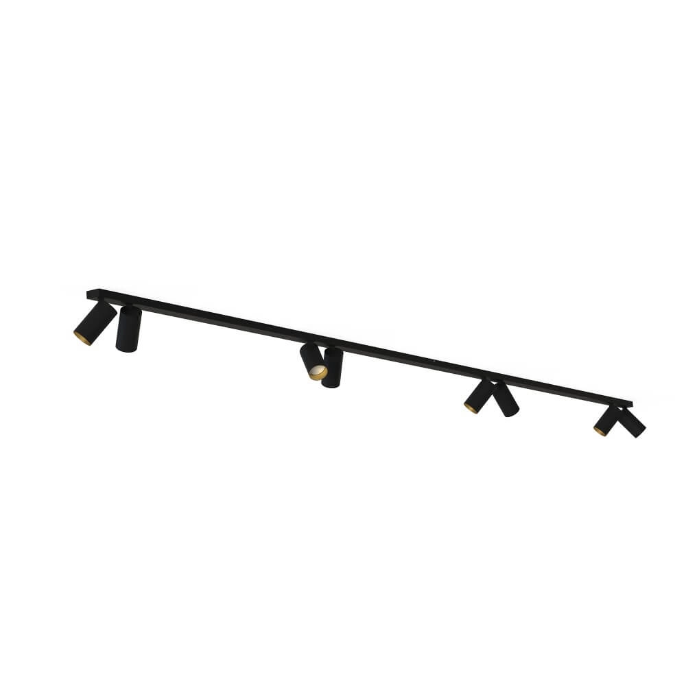 Zwart met gouden plafondlamp Mono Zwart met gouden plafondlamp Mono