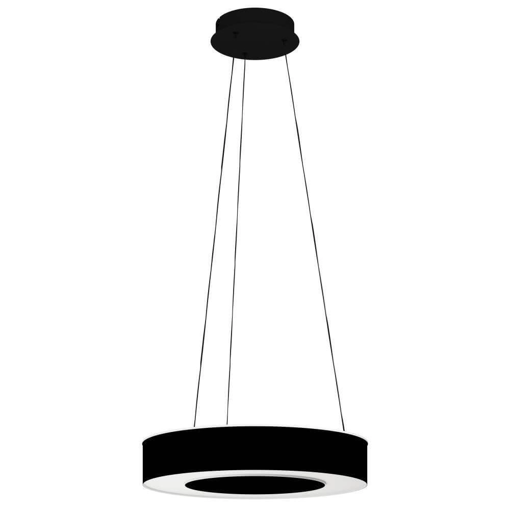 Zwarte led hanglamp Guamare Ø 53cm