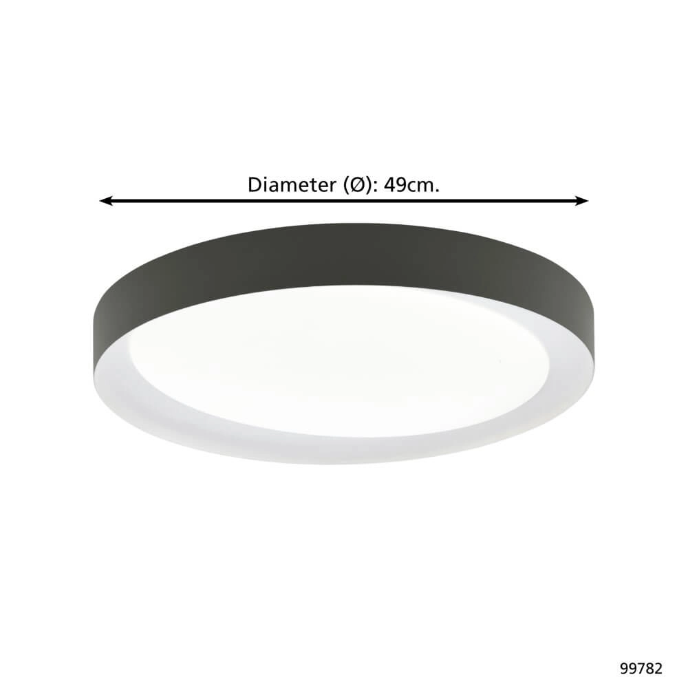 Led plafondlamp Laurito Ø 49cm Eglo 9002759997823