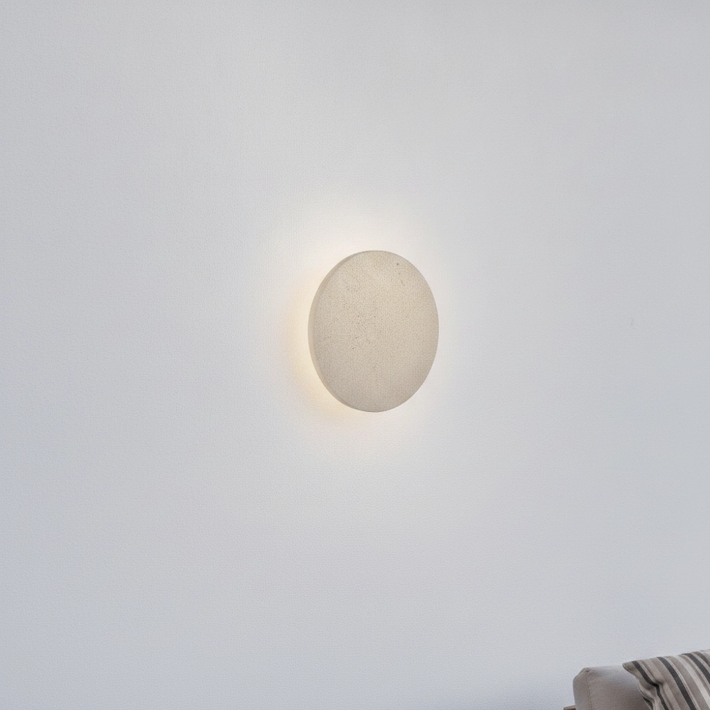 Wandlamp Cerler zand bruin steen