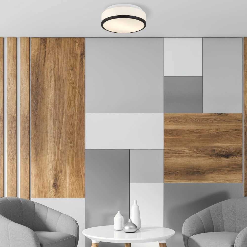 Badkamer plafondlamp Cheese Ø 29cm Searchlight 5053423174624