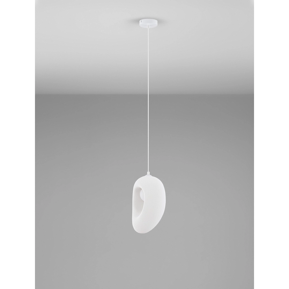 Natural pendant lamp Tempus white 30cm Lyora 5212017460851