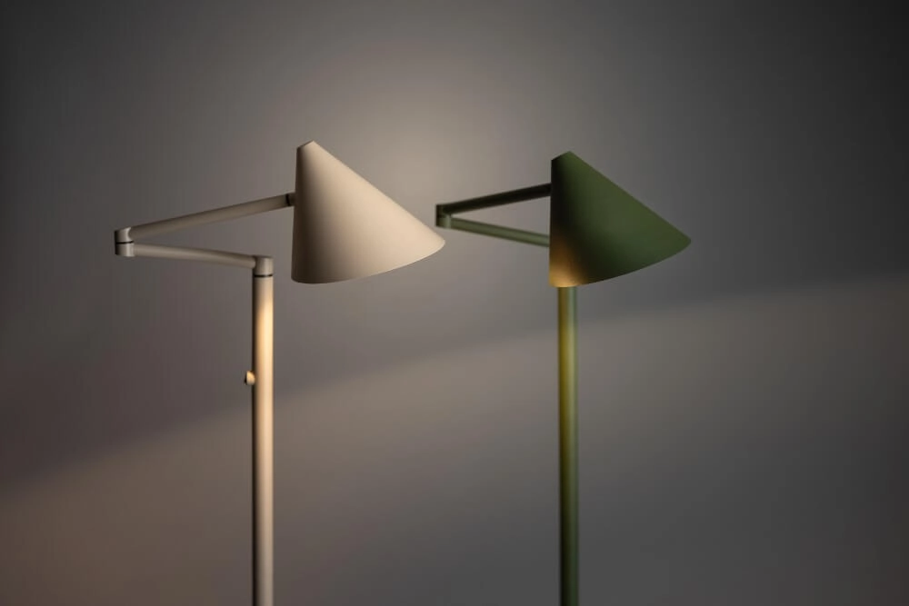 Vloerlamp Marvis zandkleurig design ETH 8720195307051