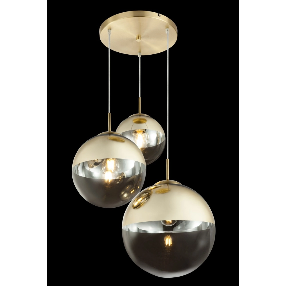 3-lichts hanglamp Varus goud Globo 9007371374465