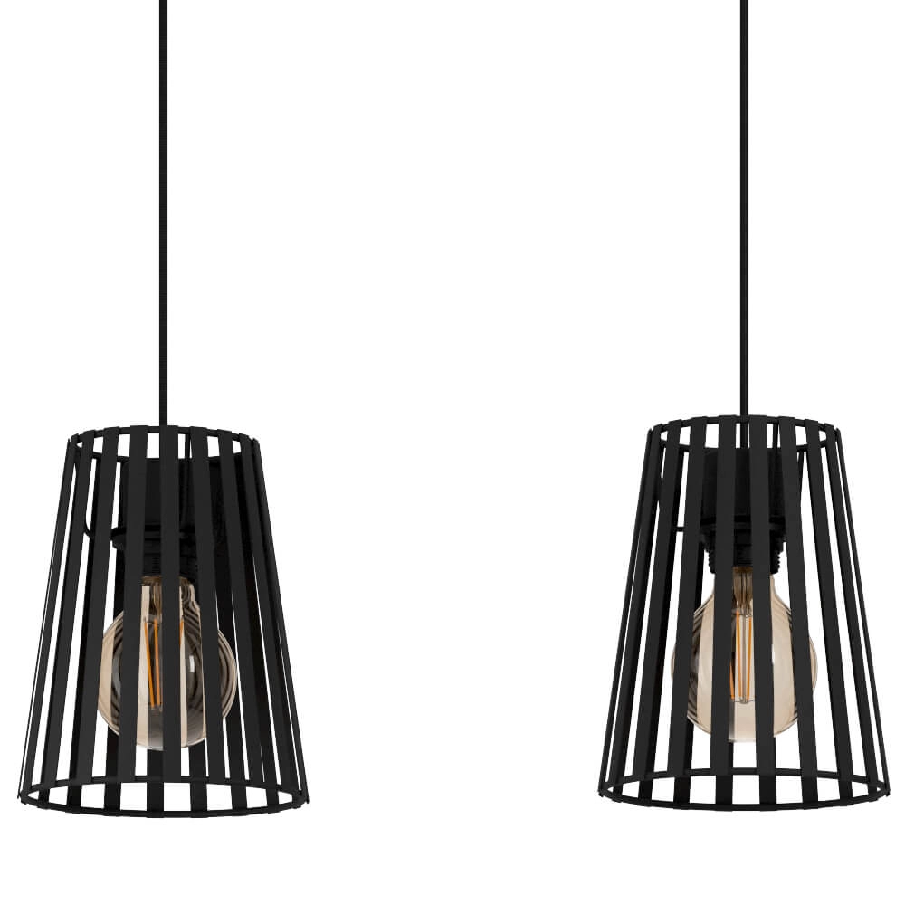 Zwarte hanglamp Bogota 3-lichts Stars of Light 9008606220755