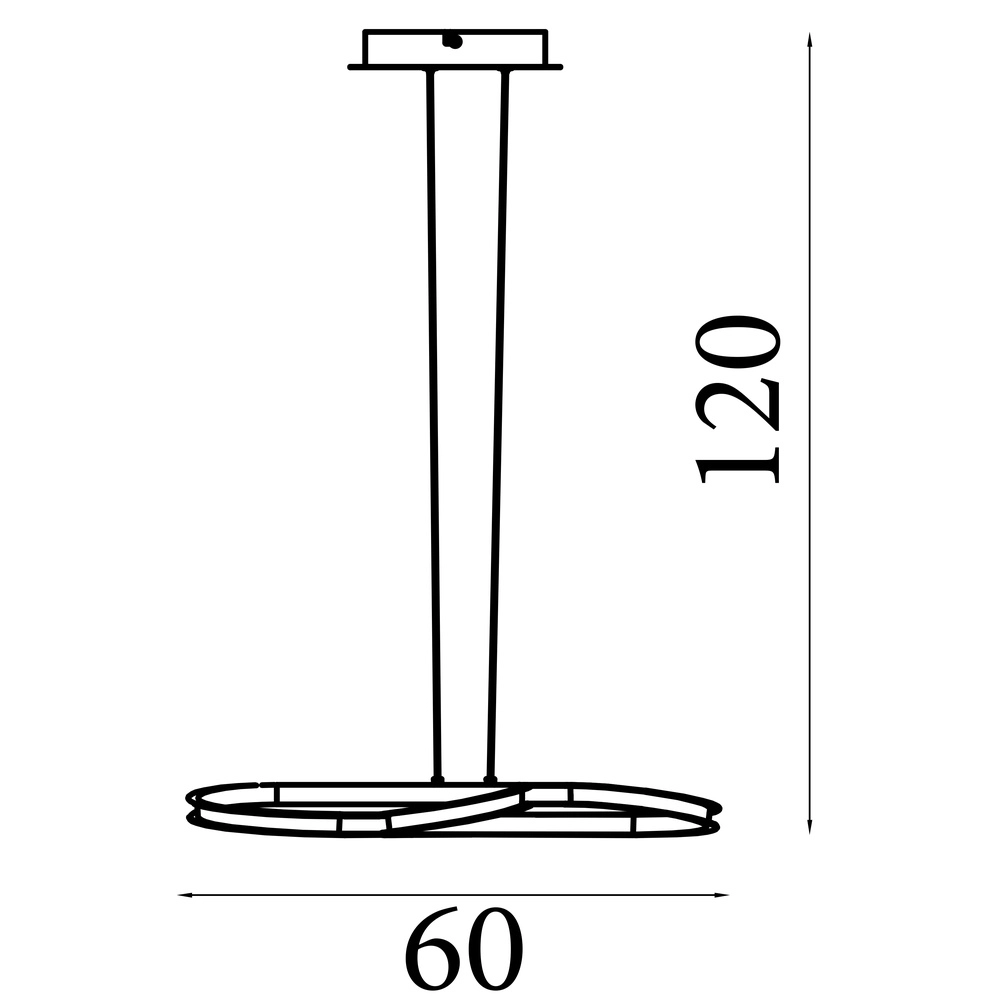 Hanglamp Doodle goud Searchlight 5053423302300