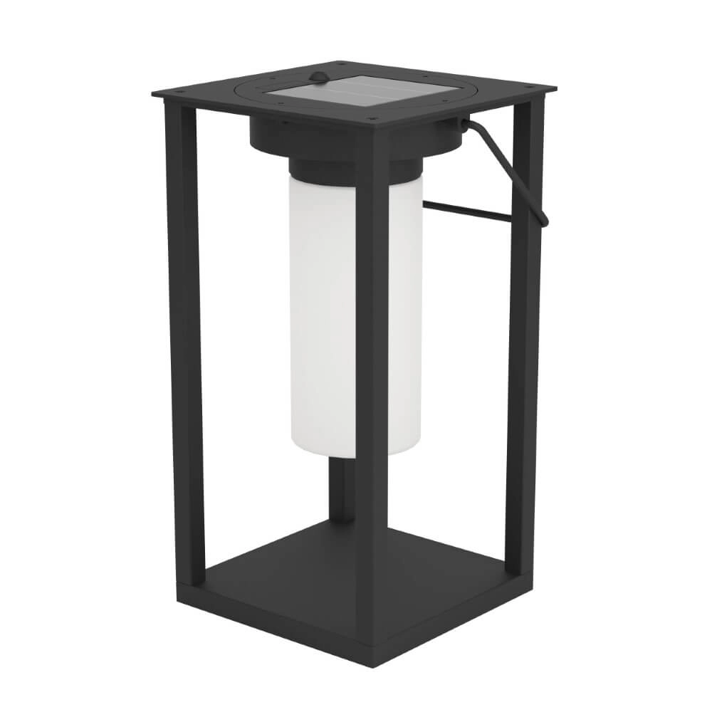 Zwarte tafellamp Usigni solar