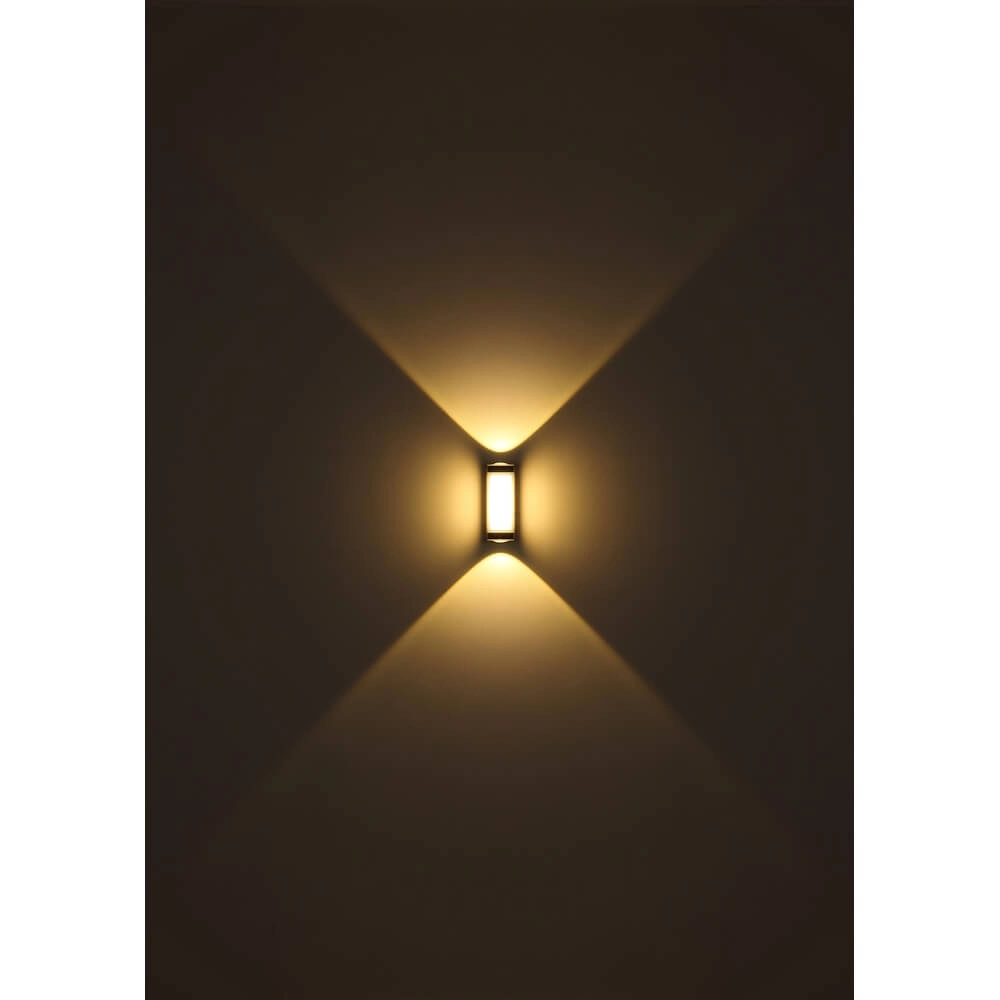 Design wandlamp Plixon antraciet rechthoek Globo 9007371455430