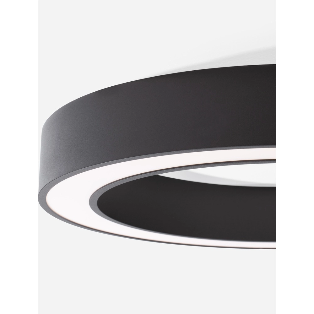 Plafondlamp Morbido zwart Ø 60cm Lyora 5212017438584