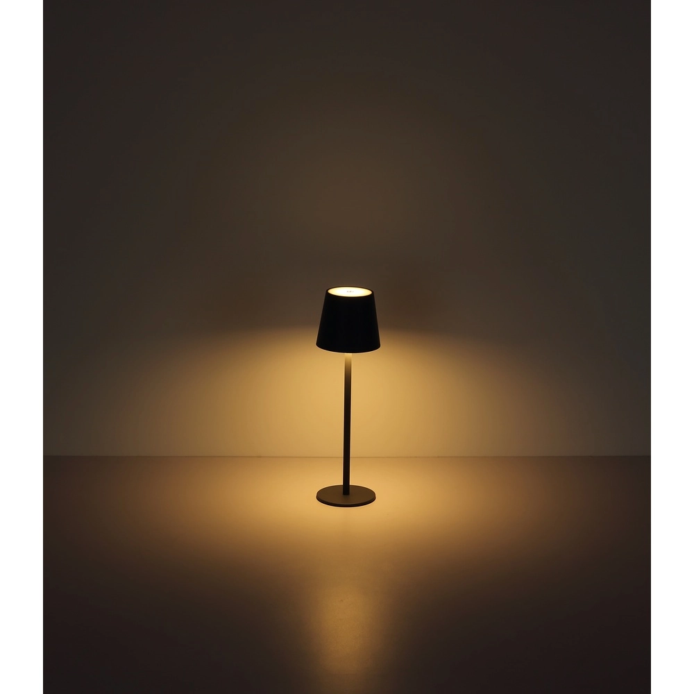 Fleslamp Vannie zand bruin oplaadbaar Globo 9007371468911
