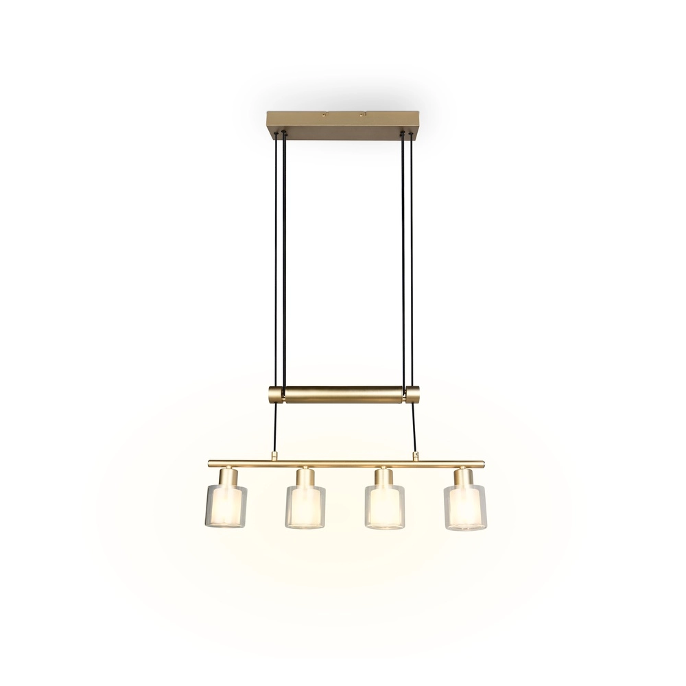 Hanglamp Neralo 4-lichts goud Trio 4017807702934