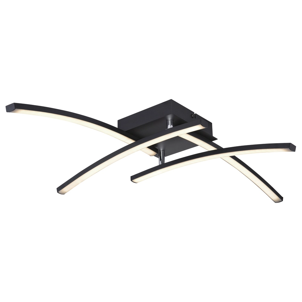 Zwarte plafondlamp Tansy I design zwart
