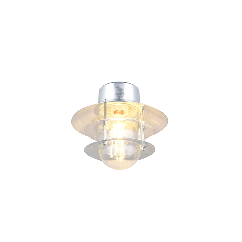 Muurlamp down Ruvuma zinkgrijs Trio 4017807687699