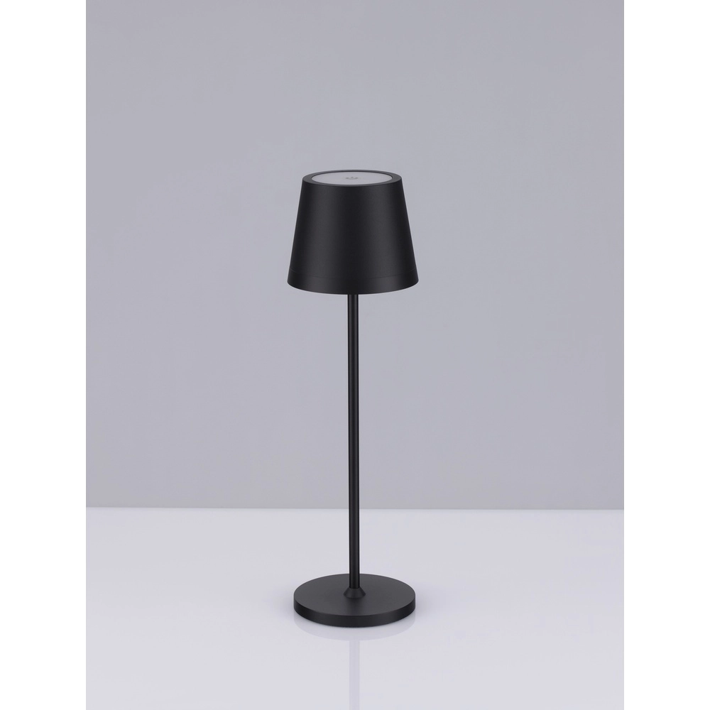 Oplaadbare tafellamp Seina zwart Lyora 5212017444455