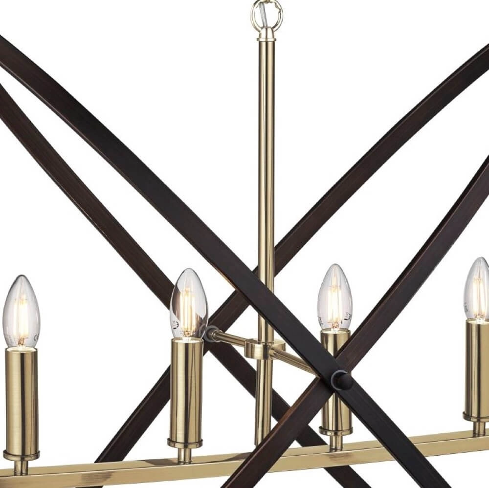 Klassieke hanglamp Hoopla 4-lichts Searchlight 5053423135489
