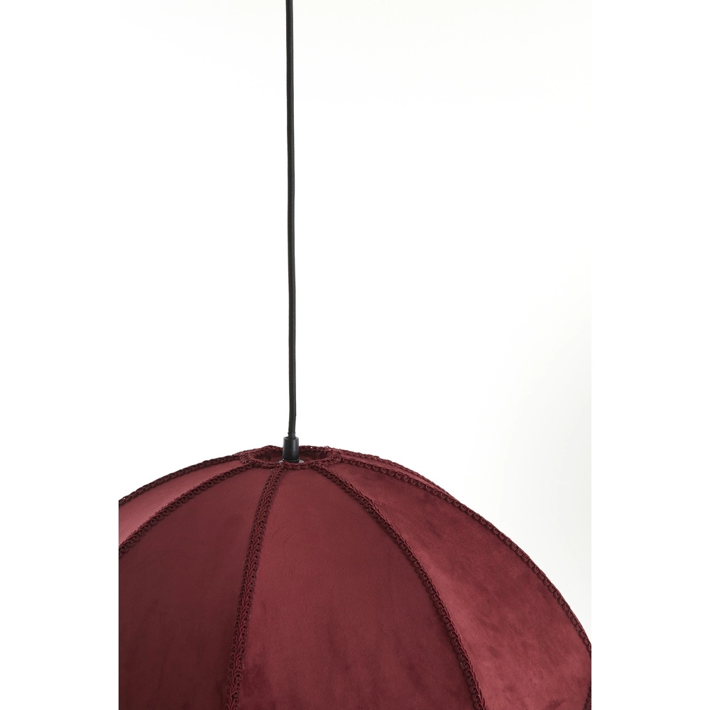 Hanglamp Malacia Ø 60cm - velvet bordeaux Light & Living 8717807759292