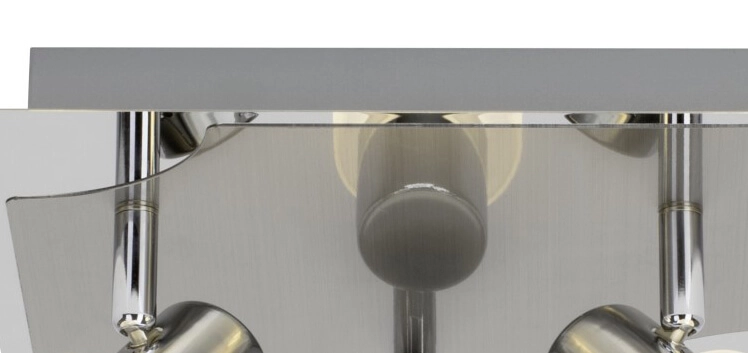 Design plafondspot Lea 3-lichts grijs Brilliant 4004353185830