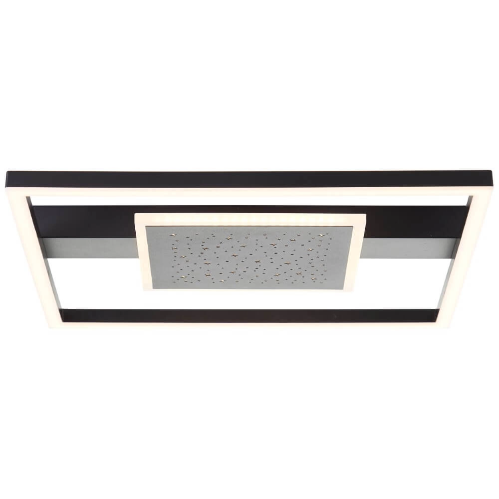 Vierkante plafondlamp Reno design 37 x 37cm Brilliant 4004353428371