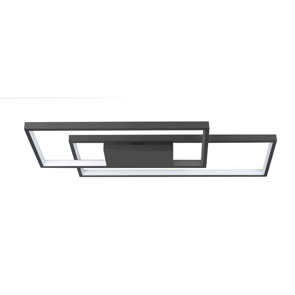 Design plafondlamp Stretto zwart 65 x 29cm