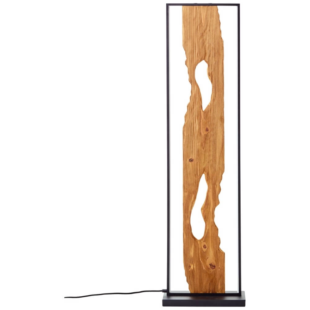 Led staande lamp Chaumont met hout Brilliant 4004353411809