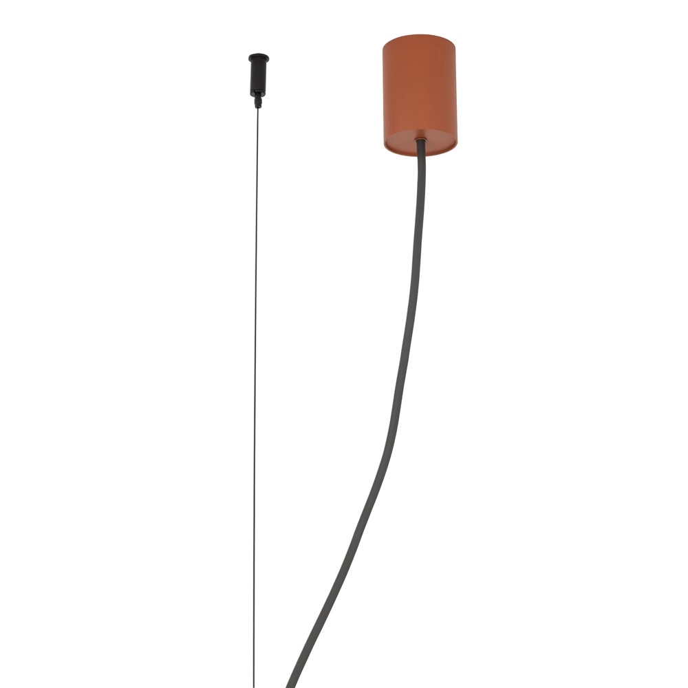 Design hanglamp Fourty 8-lichts terracotta Lyora 5903139124249