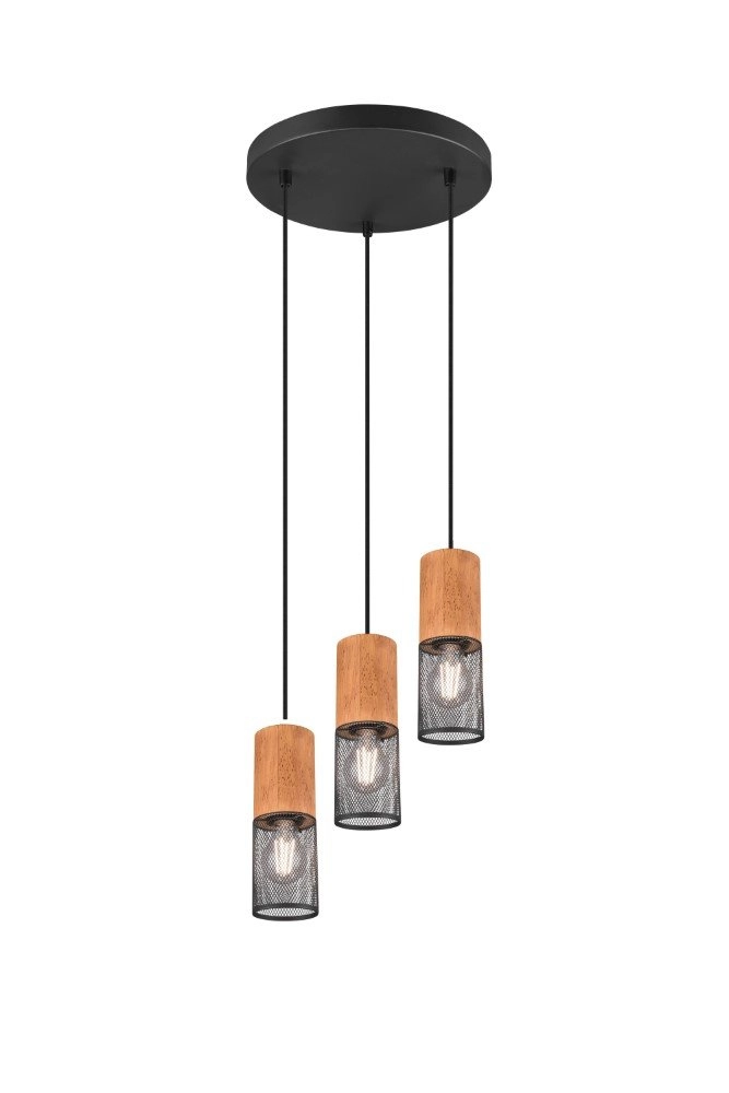 Vide hanglamp Tosh 3-lichts Vide hanglamp Tosh 3-lichts