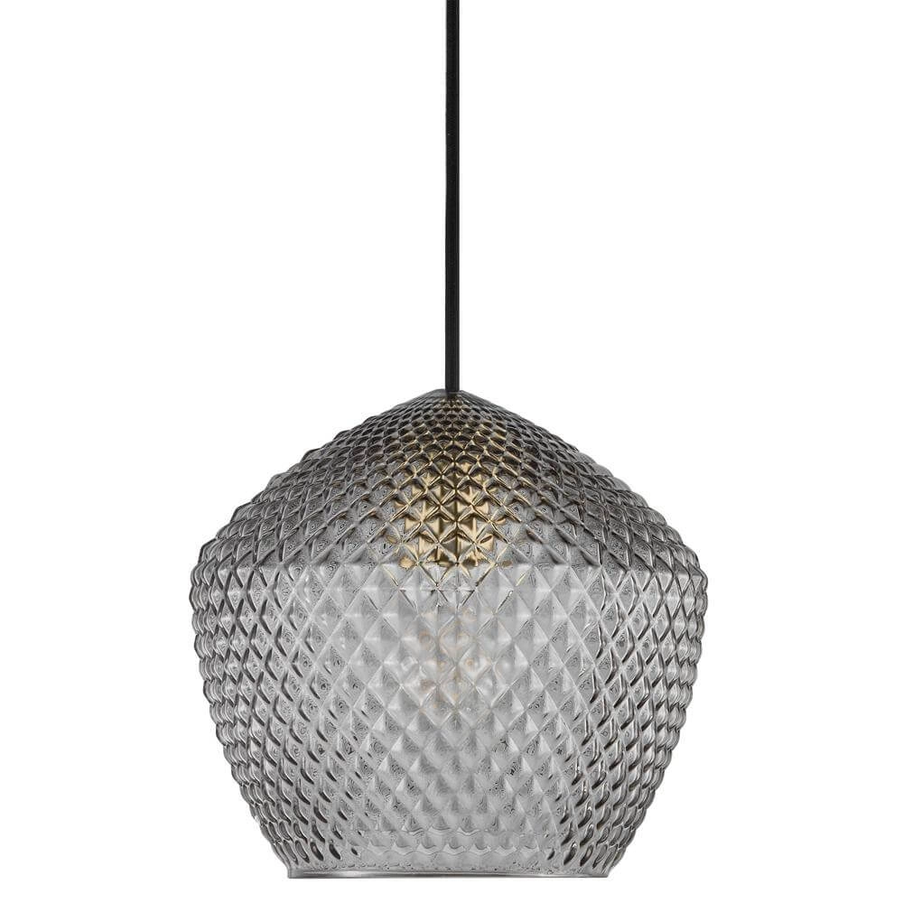 Plafondlamp Orbiform messing met smoke glas Nordlux 5704924001536