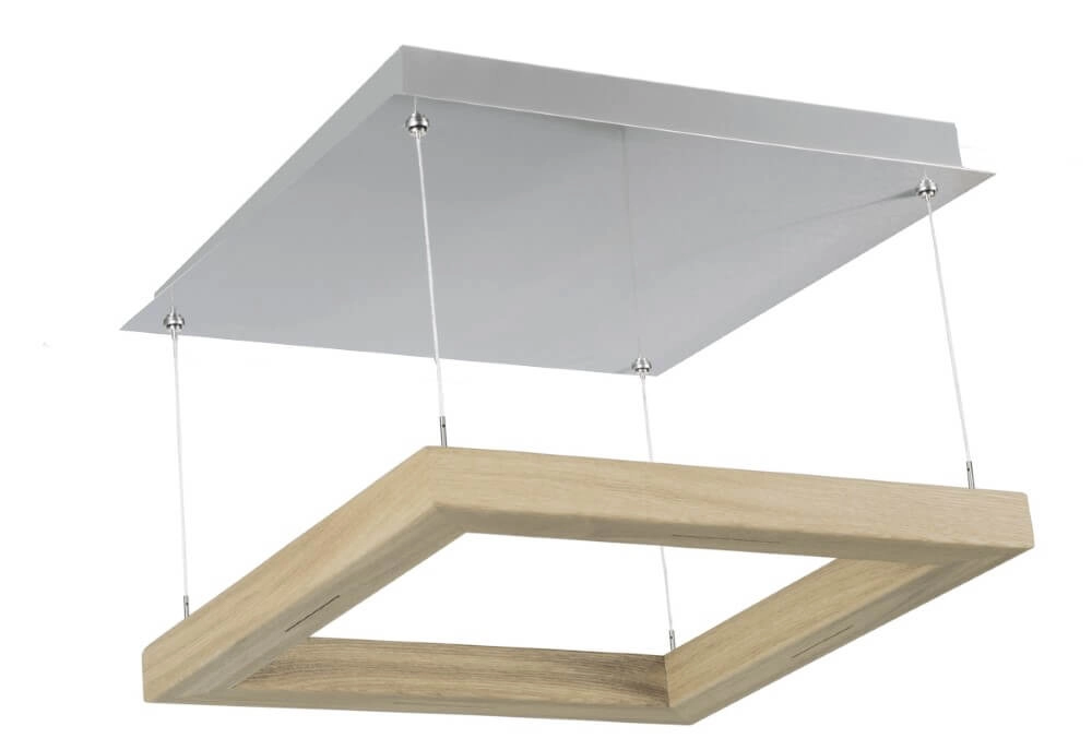 Led plafondlamp Leonora van hout - oak nature