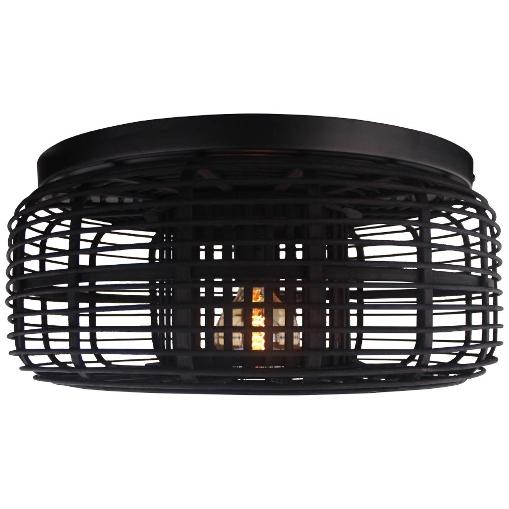 Zwarte plafondlamp Crosstown Ø 45cm Zwarte plafondlamp Crosstown Ø 45cm