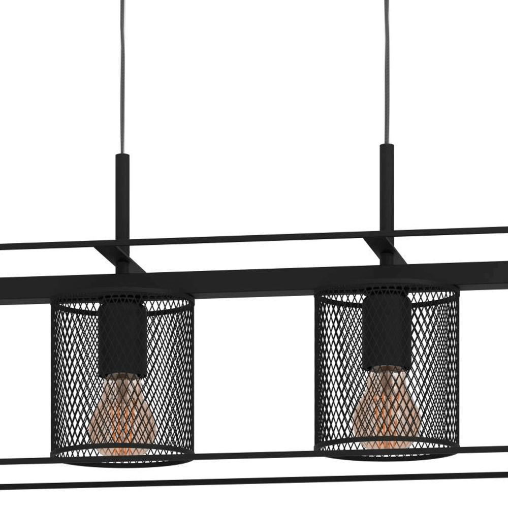 Landelijke hanglamp Catterick 4x E27 Eglo 9002759437732