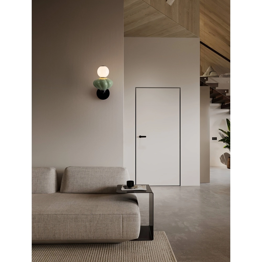 Wandlamp Oneta wit - groen Lyora 5212017473974