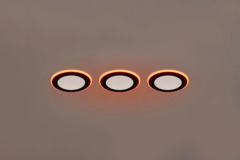 Zwarte inbouwspots Argus set van 3 Trio 4017807574517